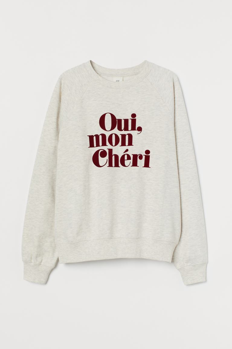 Printed Sweatshirt | H&M (US + CA)