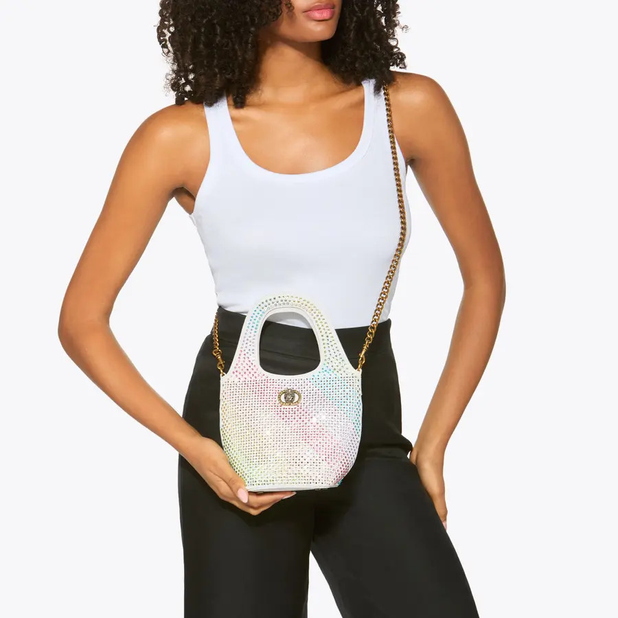 small chelsea crystal bag | Kurt Geiger US