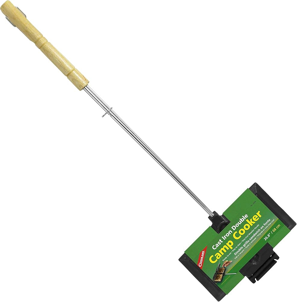 Coghlan's Cast Iron Cooker - Pre-Seasoned Pie Iron Sandwich Maker with Heat-Resistant, Removable ... | Amazon (US)