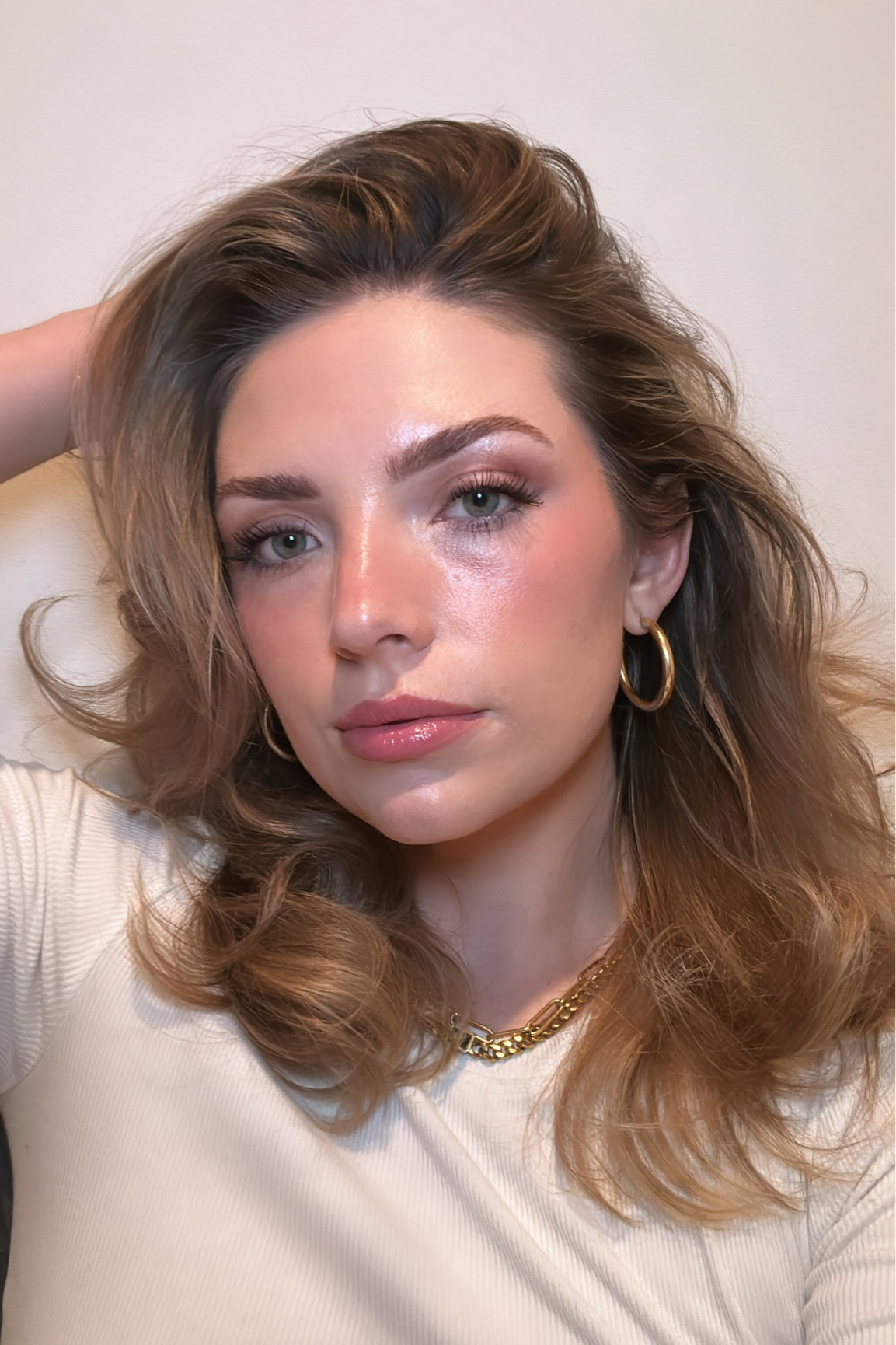 Everything you need for a glowy base with a light smokey eye😍

#LTKbeauty