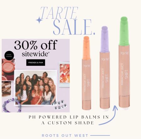 So intrigued by the Tarte juicy lips shift gloss. The color is dependent on the ph in your body. On sale for 30% off + free ship with code FAM30

#LTKsalealert #LTKbeauty