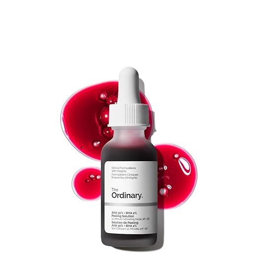 The Ordinary AHA 30% + BHA 2% Peeling Solution, Advanced Exfoliating Peel for Brighter Skin | Amazon (US)