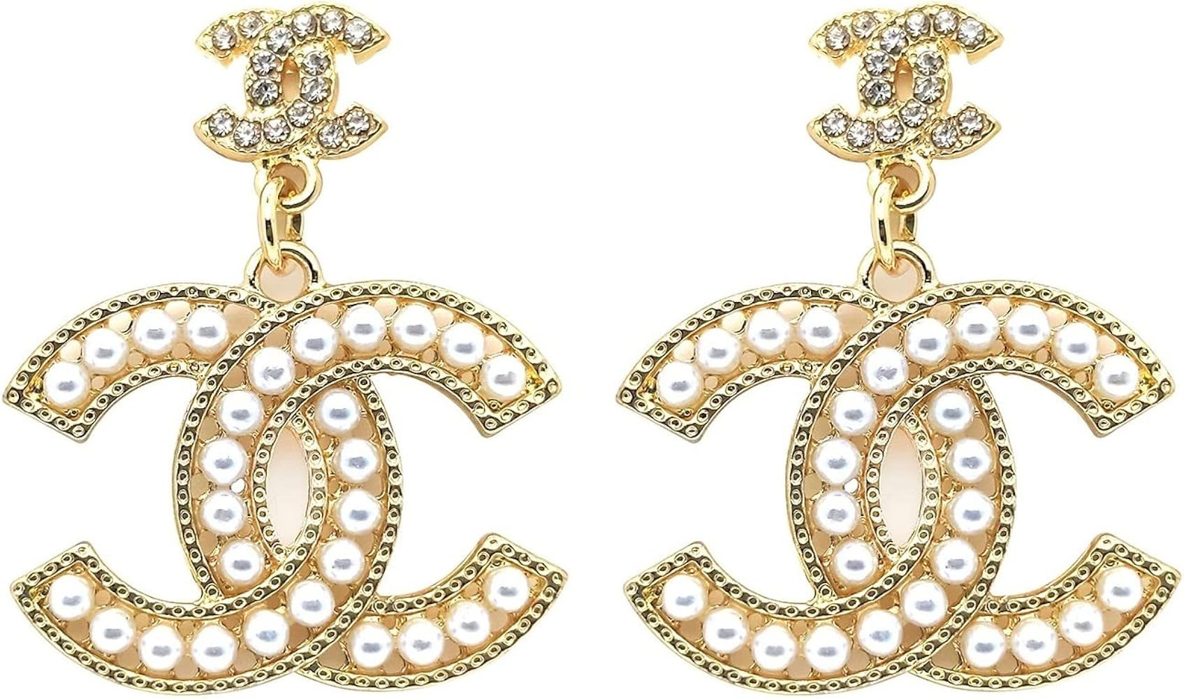 cc earrings for Women C Stud Earrings CC Stud Earrings for Women Girls Birthday Anniversary | Amazon (US)