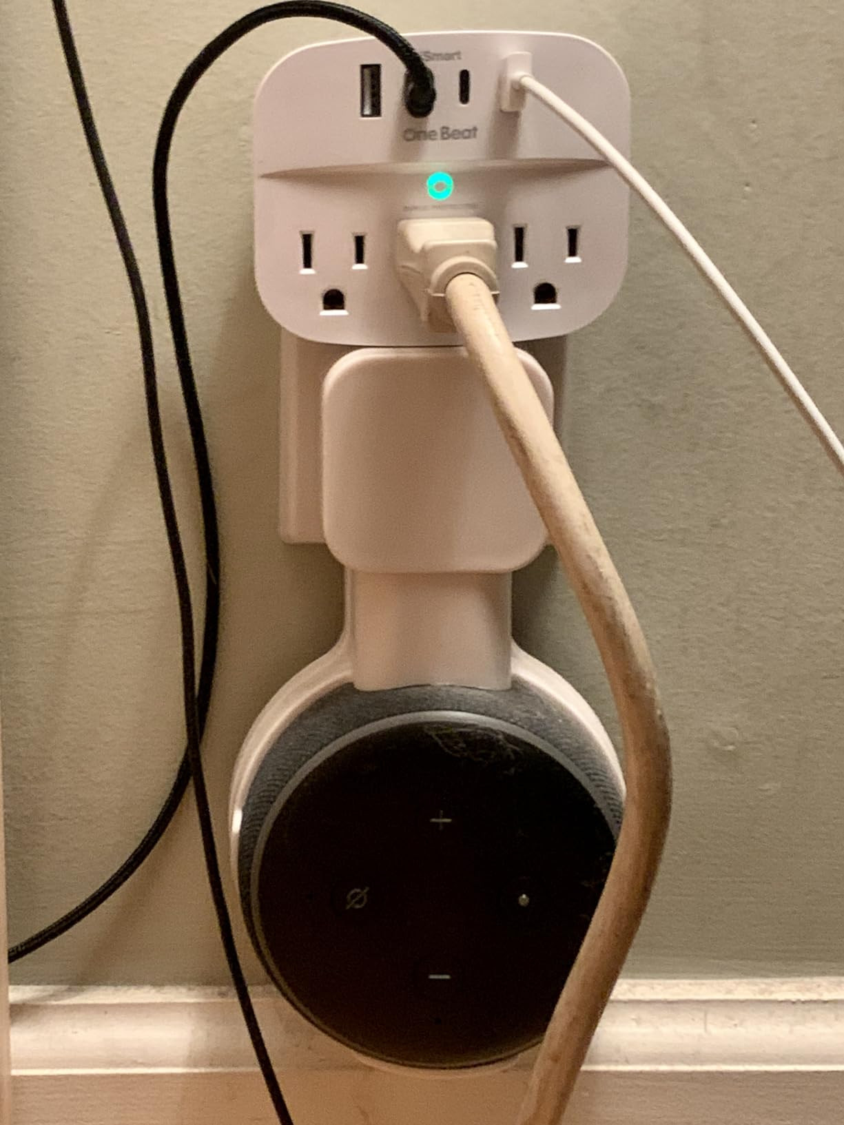 One Beat 2 Pack Multi Plug Outlet Splitter with USB,Surge Protector Outlet Extender with 3 Wall O... | Amazon (US)