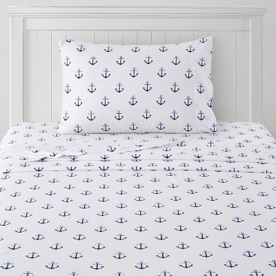 Ship Anchors Microfiber Kids' Sheet Set by Sweet Home Collection- TWIN | Target