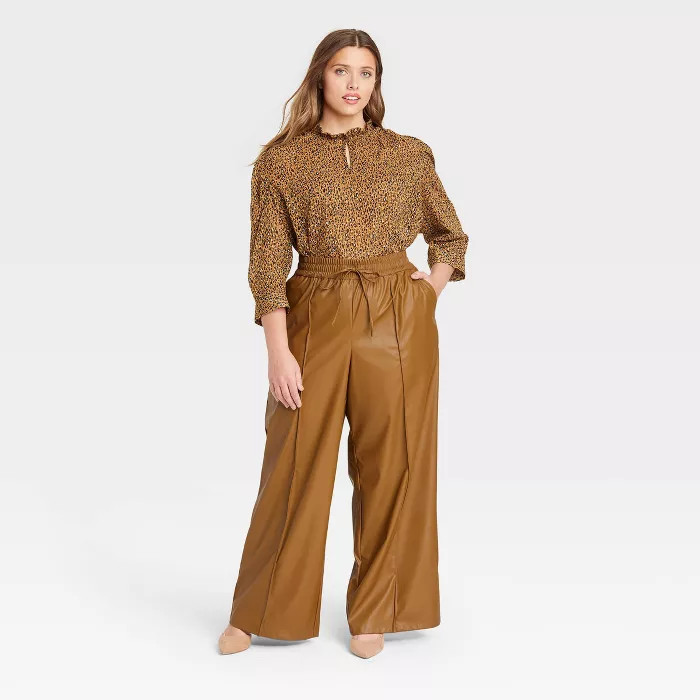 Women's Mid-Rise Wide Leg Jogger Pants - Who What Wear™ | Target