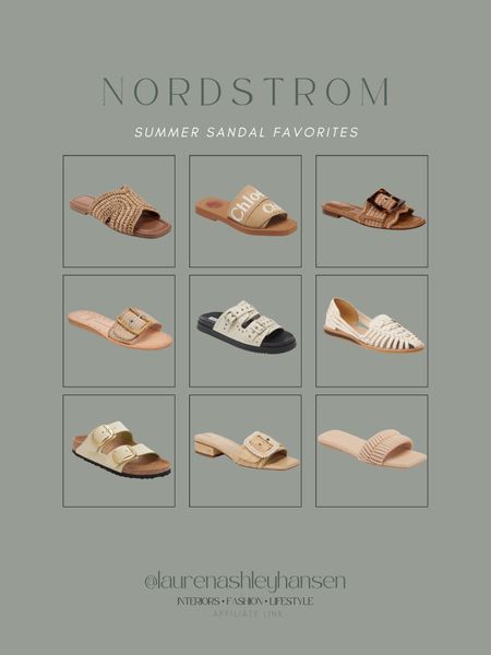 Summer sandal favorites from Nordstrom! All of these options are neutral and have such beautiful texture, making them perfect for any outfit! 

#LTKHome #LTKStyleTip