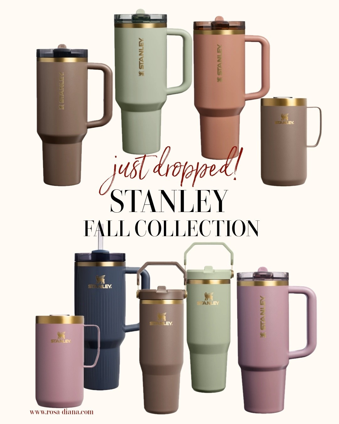 Stanley’s prettiest collection! Just in the latest seasonal colors now out. Great gifting ideas. Water bottles, athleisure gear, quencher favorites .

#LTKTravel #LTKFindsUnder50 #LTKSeasonal