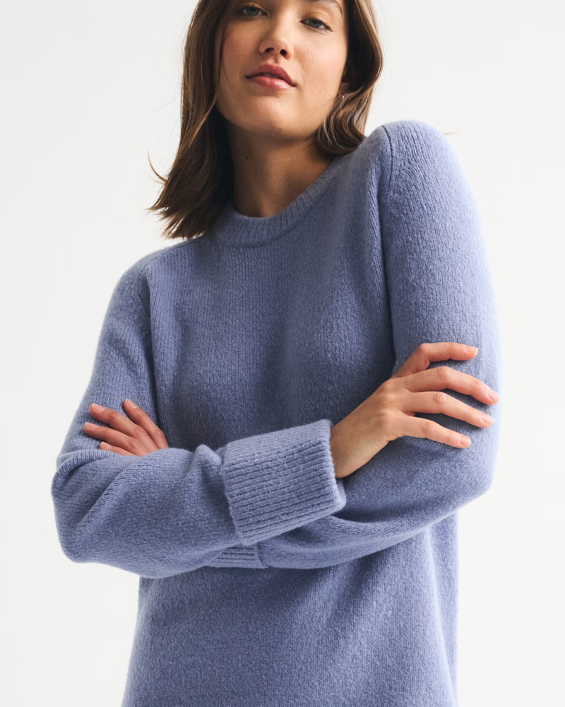 The A&F Madeline Long-Sleeve Mini Sweater Dress | Abercrombie & Fitch (US)