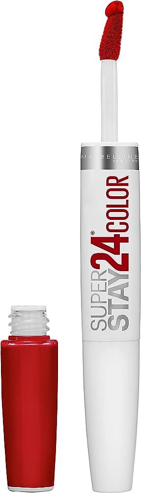 Maybelline Super Stay 24, 2-Step Liquid Lipstick Makeup, Long Lasting Highly Pigmented Color with... | Amazon (US)