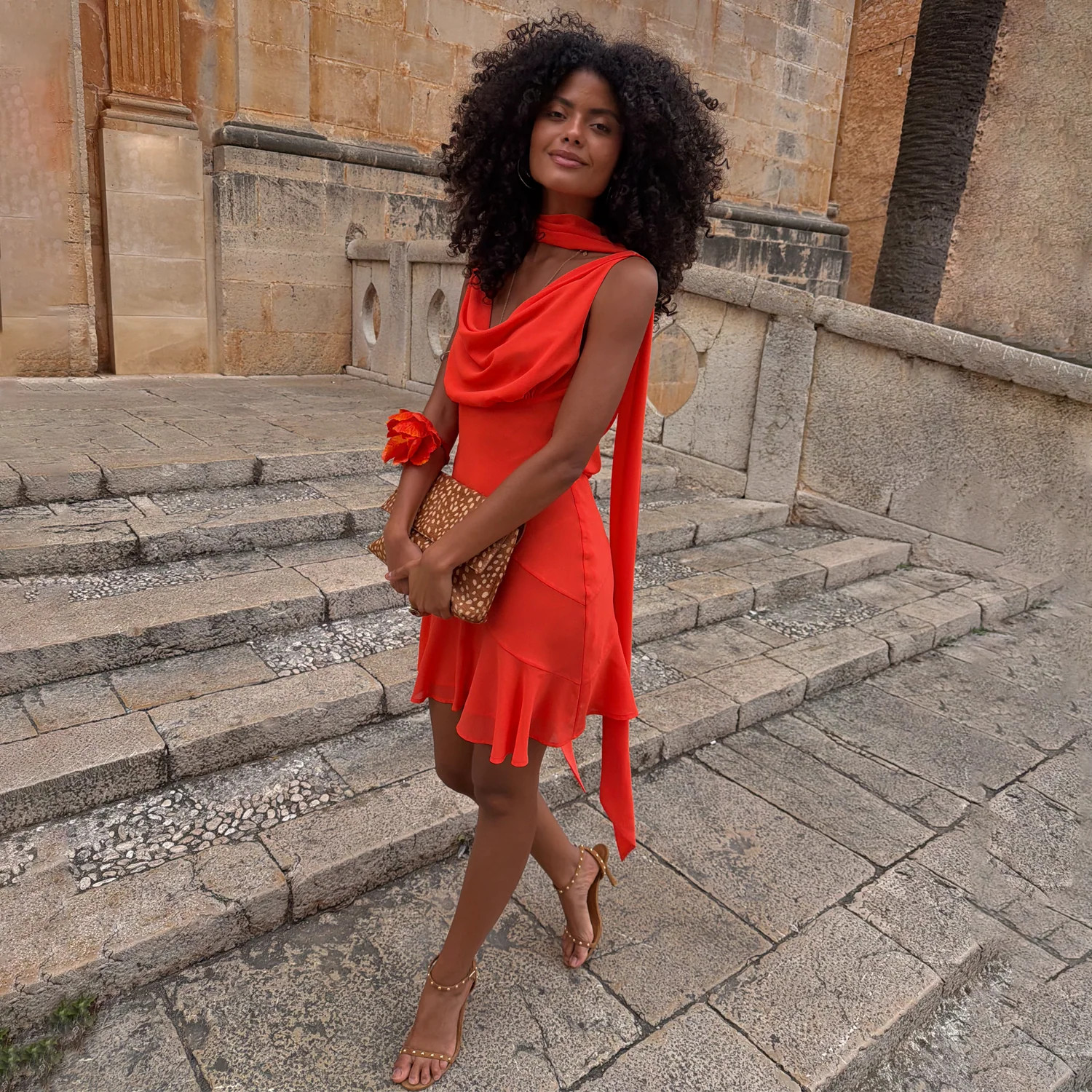 Tomato Mini Sophie Dress | Never Fully Dressed (UK & IE)
