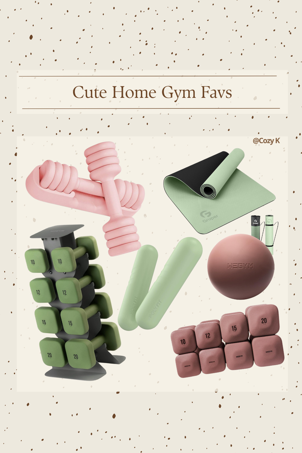 home gym ideas that are actually cute🤸‍♀️🌻🤎  

 #LTKfitnessgoals #LTKselfcare #LTKHome