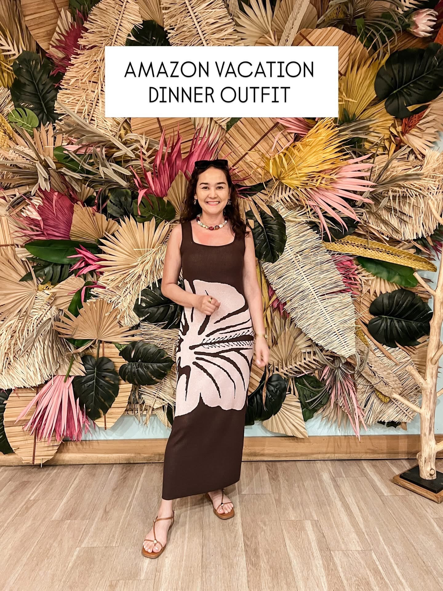 Dinner on vacation should feel effortless—but still put together ✨

This is my go-to formula:
✔️ breathable midi dress (no fuss, no wrinkles)
✔️ flat sandals you can actually walk in
✔️ simple accessories to elevate the look

Everything here is from Amazon, but it gives that relaxed, elevated vacation vibe without overthinking it.

If you want outfits that look put-together without trying too hard, this is it.

amazon vacation outfits, vacation dinner outfit ideas, resort wear for women over 40, affordable summer outfits, amazon fashion finds, effortless vacation style, what to wear on vacation dinner


#LTKOver40 #LTKootd #LTKTravel