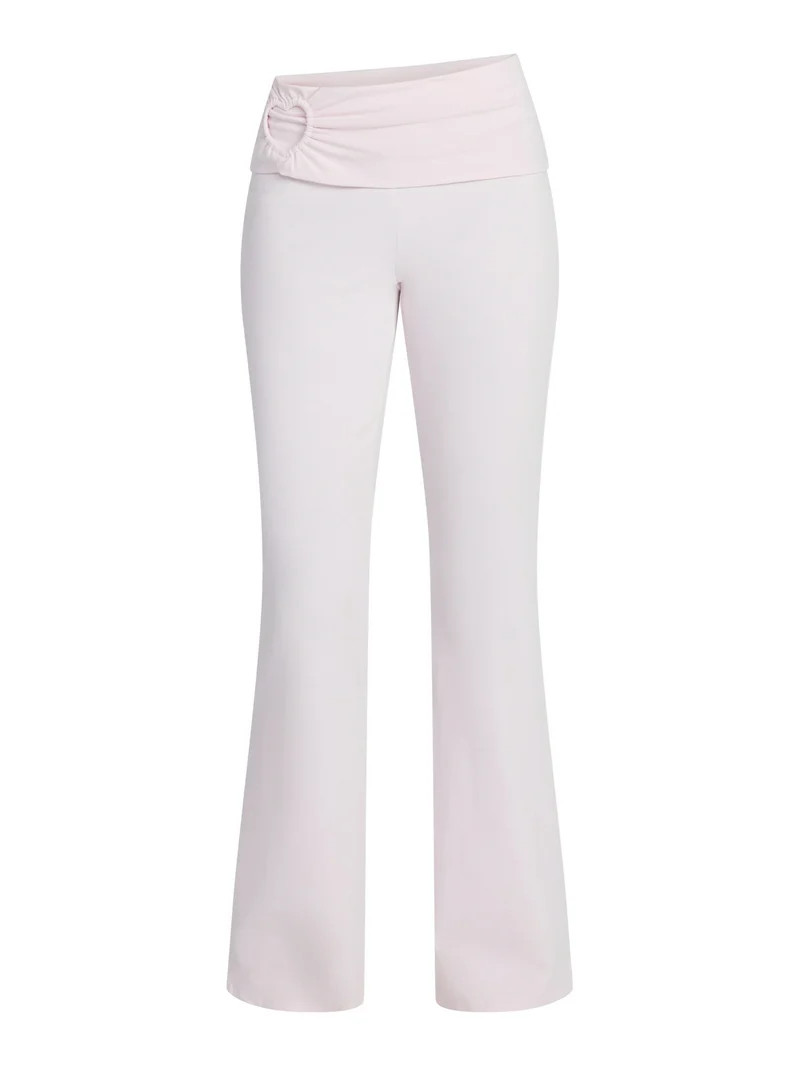 Madden NYC Women’s Heart Flare Pants, 31'' Inseam, Sizes XXS-XXL | Walmart (US)