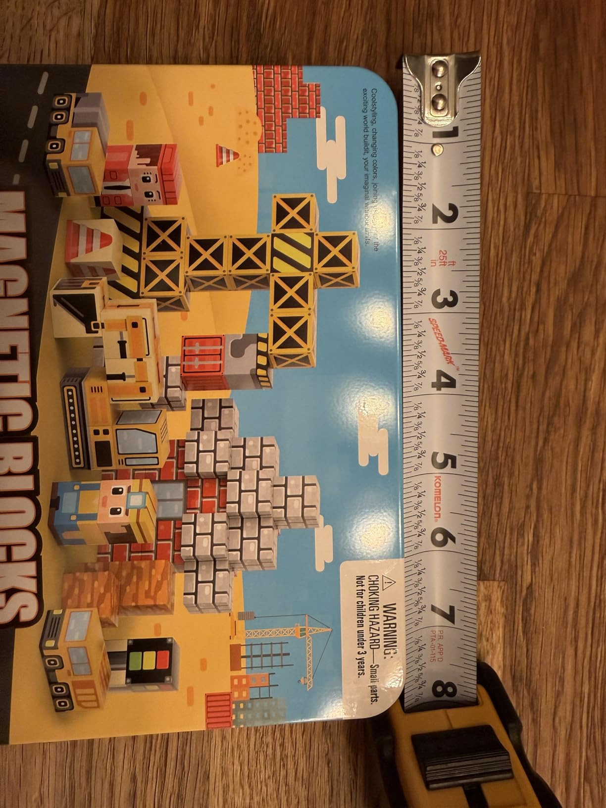 54 Pcs Mini Magnetic Blocks Travel Toys with Portable Iron Storage Box for Kids 3+, Construction ... | Amazon (US)