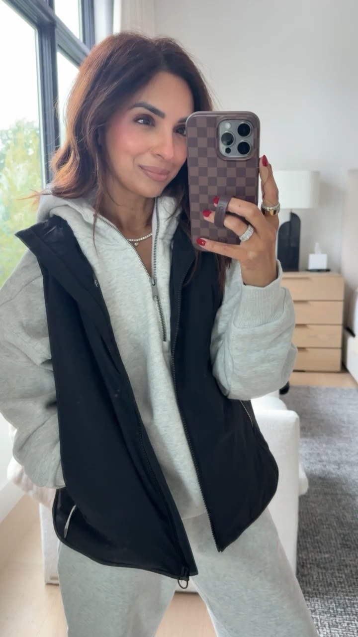 For mild winter weather, this Vuori insulated vest keeps you so warm while still being lightweight. Great for layering and pairs perfectly with a sweat set. I’m wearing size XS in the vest, XS in the hoodie and XS Short in the sweatpants!

#LTKSeasonal #LTKPetite #LTKootd