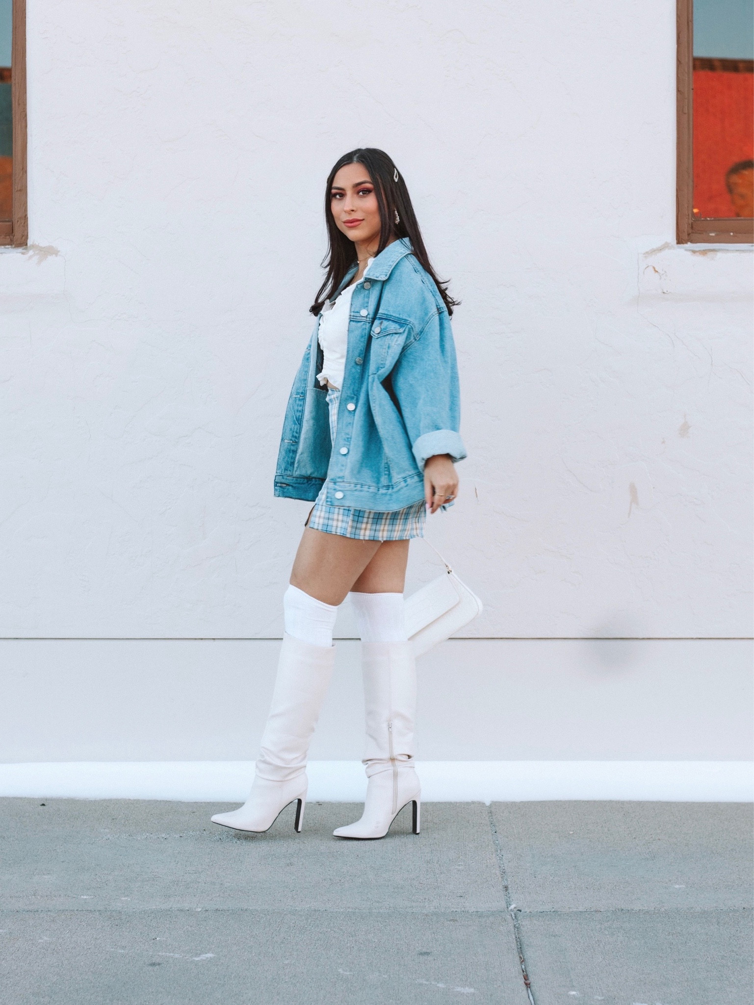  "I am the view." – Kourtney Kardashian // you could never go wrong with a denim jacket 🤍  I linked a couple on my LTK for y’all ✨

#LTKitbag #LTKstyletip #LTKshoecrush