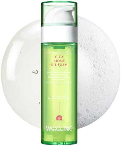 MAXCLINIC [K-Beauty] Cica Biome Oil to Foam - All-in-One Korean Face Wash OilBased Foaming Facial... | Amazon (US)