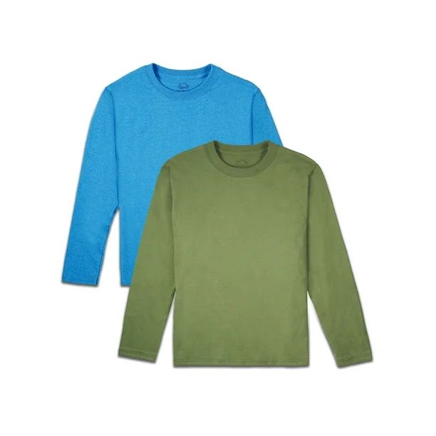Fruit of the Loom Boys Long Sleeve T-Shirts, 2 Pack, Sizes XS - 2XL - Walmart.com | Walmart (US)