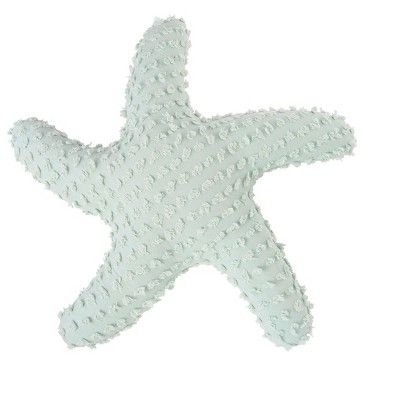 C&F Home 25" Sea Glass Starfish Shaped Throw Pillow | Target