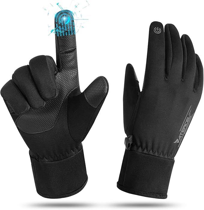 ATERCEL Winter Gloves Men Women Waterproof Gloves for Cold Weather Warm Touchscreen Running Ski G... | Amazon (US)