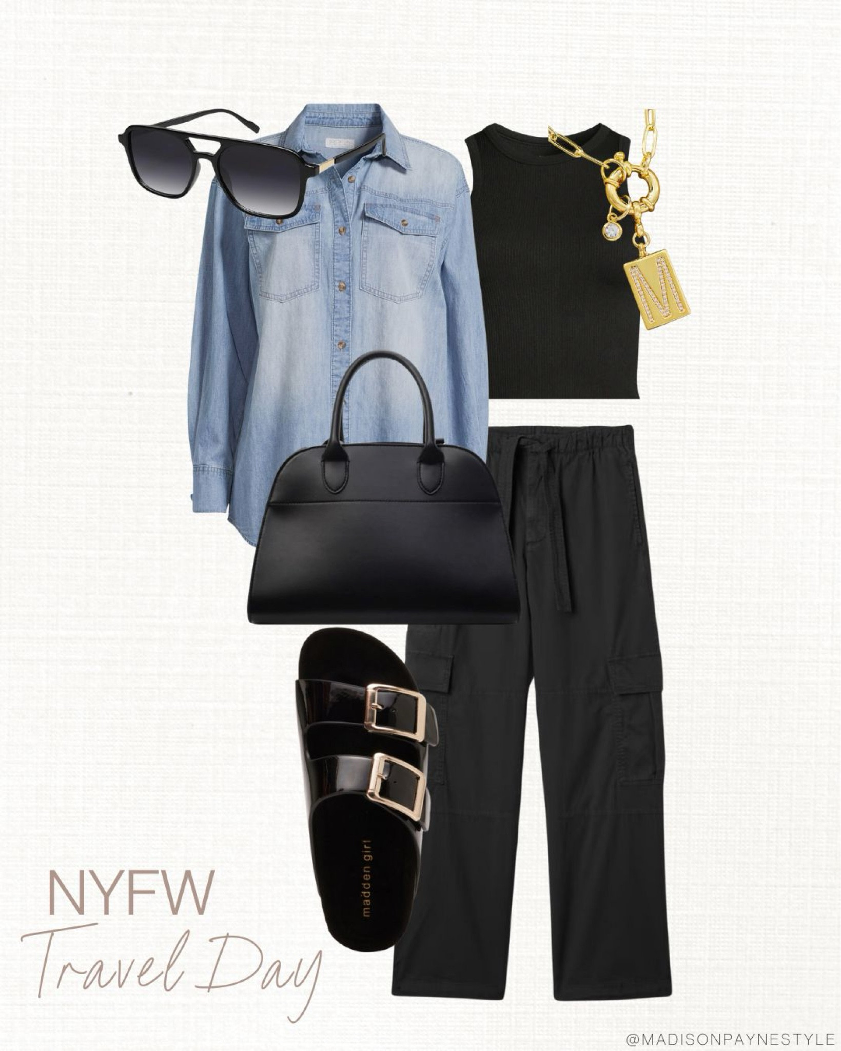 Casual travel day ✈️ NYFW 🗽oversized denim Walmart shirt with the BEST pants of the season ($25, and come in 3 lengths!) drawstring with cargo pockets with just-enough give, wearing a size 4

NYFW, New York, New York City, New York Fashion Week, Fashion Week, NYC, NYC Fashion, cargo pants, Walmart cargo pants, travel outfit, Walmart outfit, Walmart style, Walmart fashion, Madison Payne 

#LTKTravel #LTKNYFW #LTKSeasonal