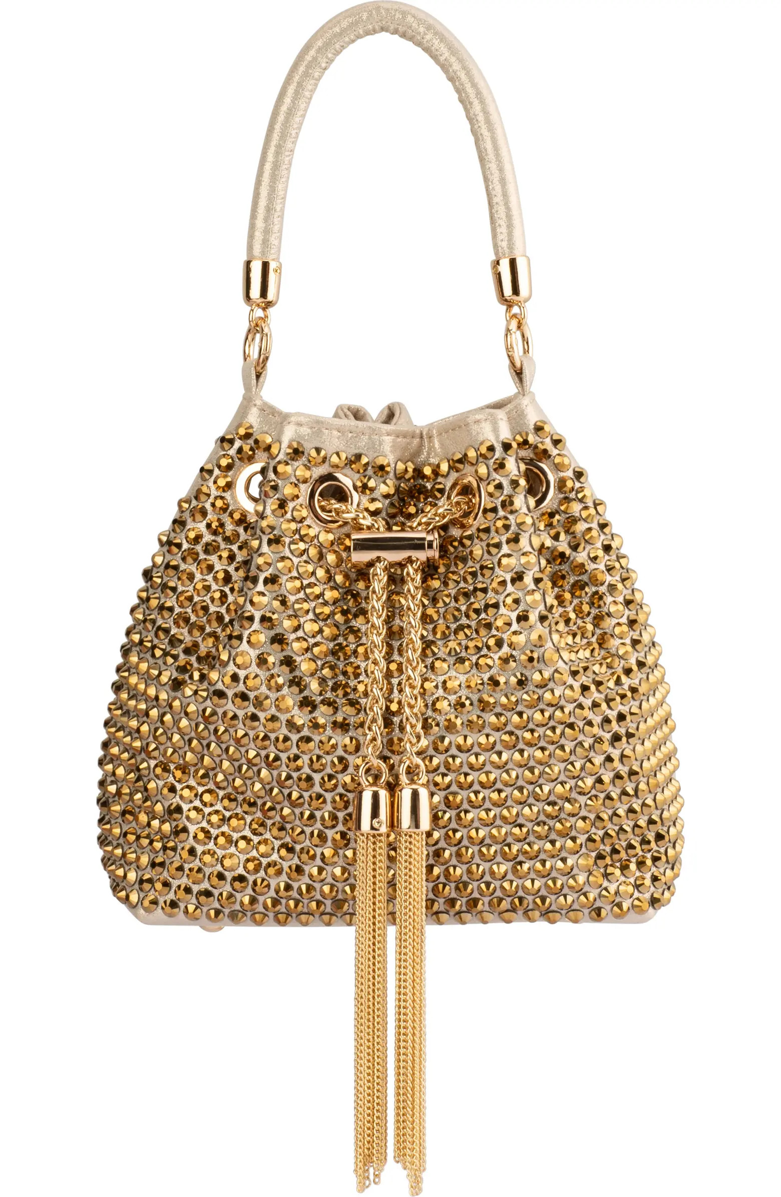 Santorini Studded Hotfix Drawstring Top Handle Bag | Nordstrom