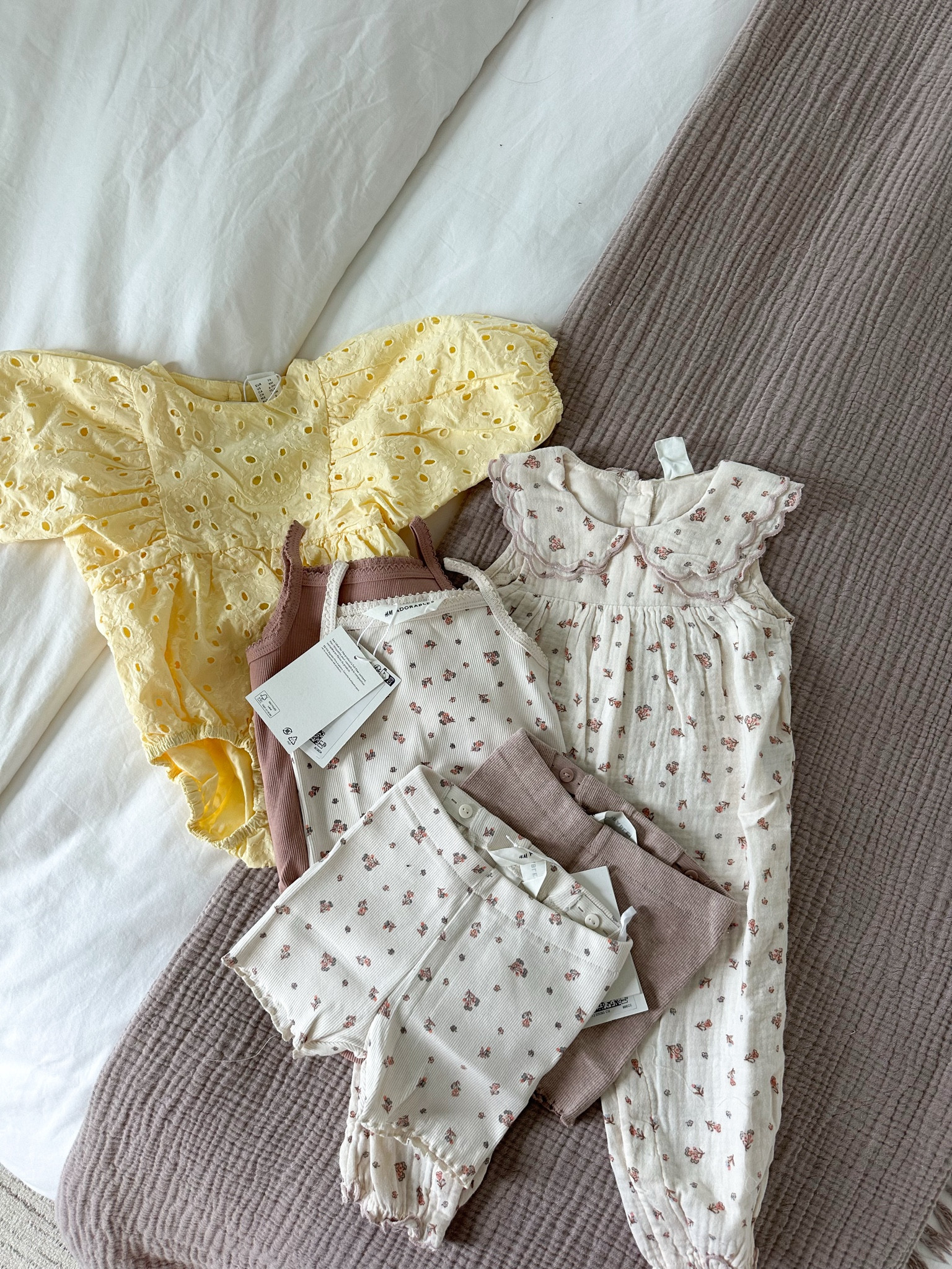 the cutest baby girl haul from H&M! 🌸 all clothes are a size 6-9 months. #hm #babygirl #babyhaul #springbaby 

#LTKKids #LTKBaby #LTKSeasonal