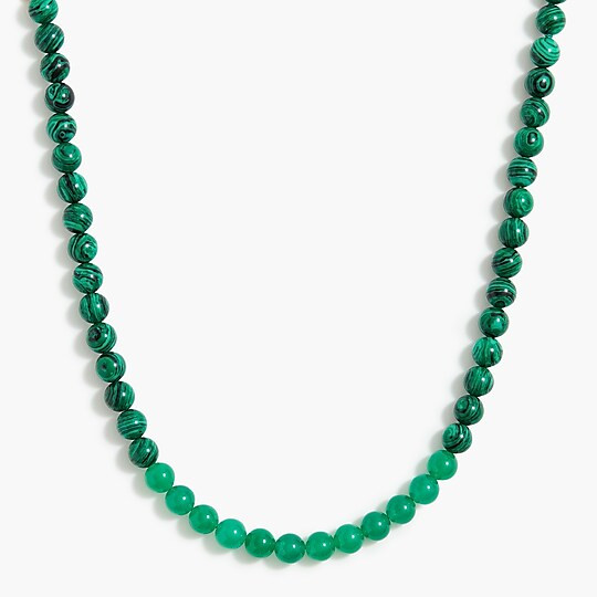 Beaded stone necklace | J.Crew Factory