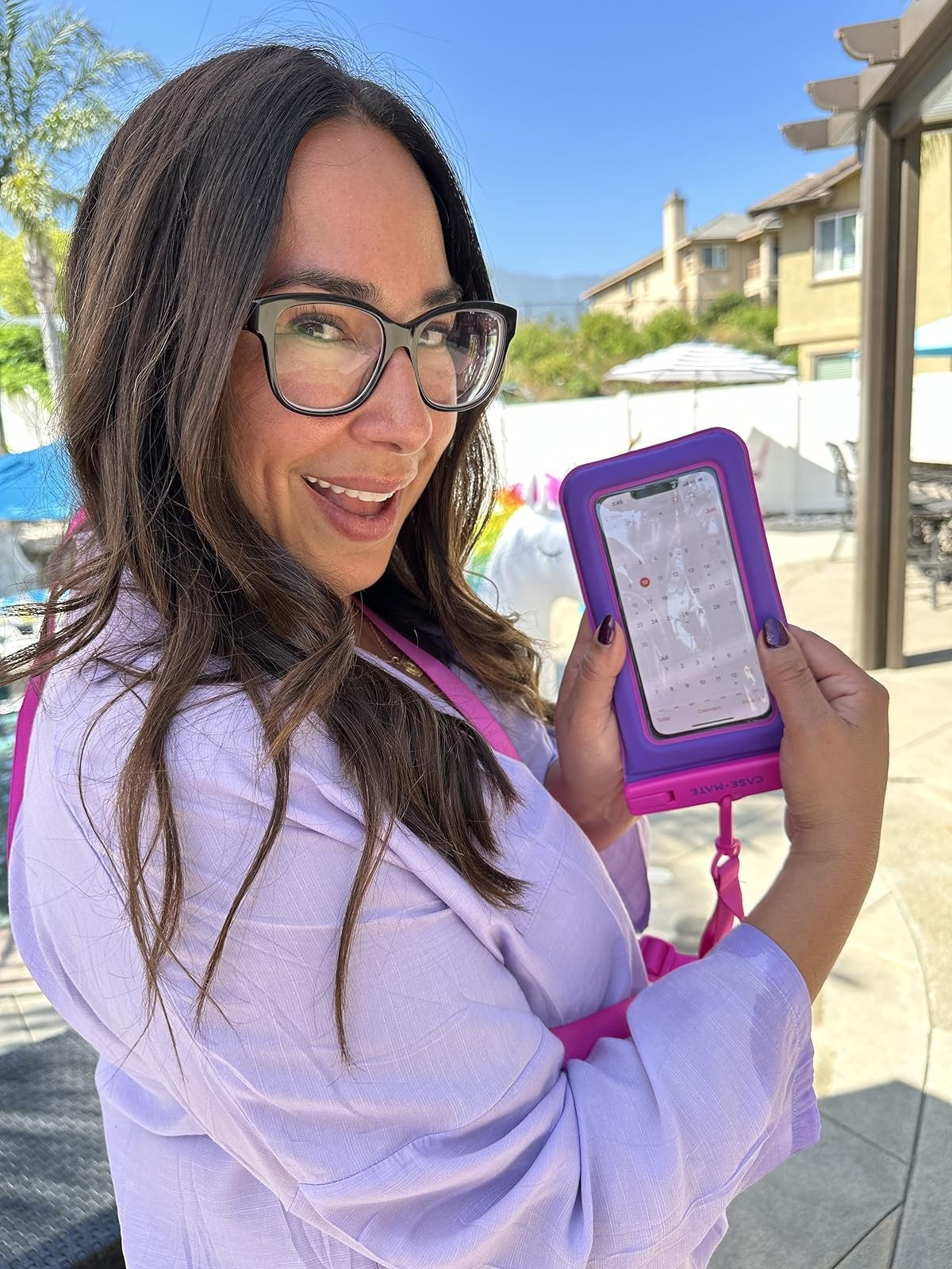 This waterproof case is an absolute must for pool season. The colors are so cute and if keeps my phone protected so well. I love that I can still use my phone and be confident that my it’s not going to get ruined. 
Pool party must have 

#LTKSeasonal #LTKOver40 #LTKMidsize