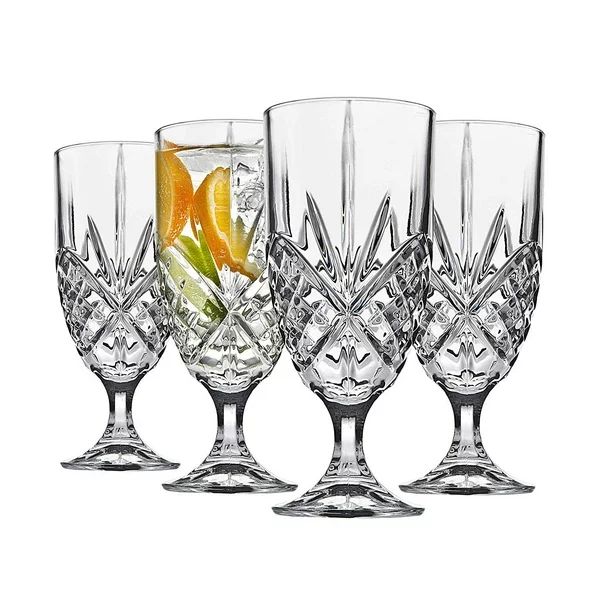 Godinger Iced Tea Beverage Glasses, Shatterproof and Reusable Acrylic - Dublin Collection, Set of... | Walmart (US)