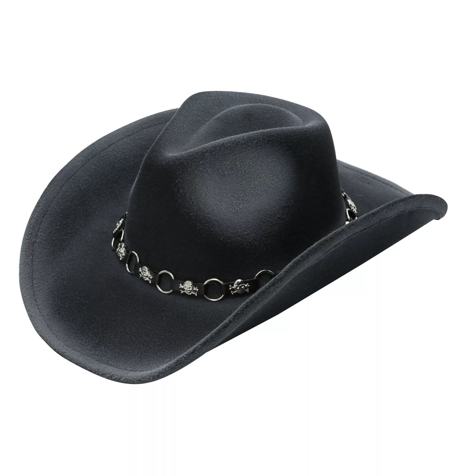 Peter Grimm Ultra Felt Drifter Hat with Chain Detail, Black | Kohl's