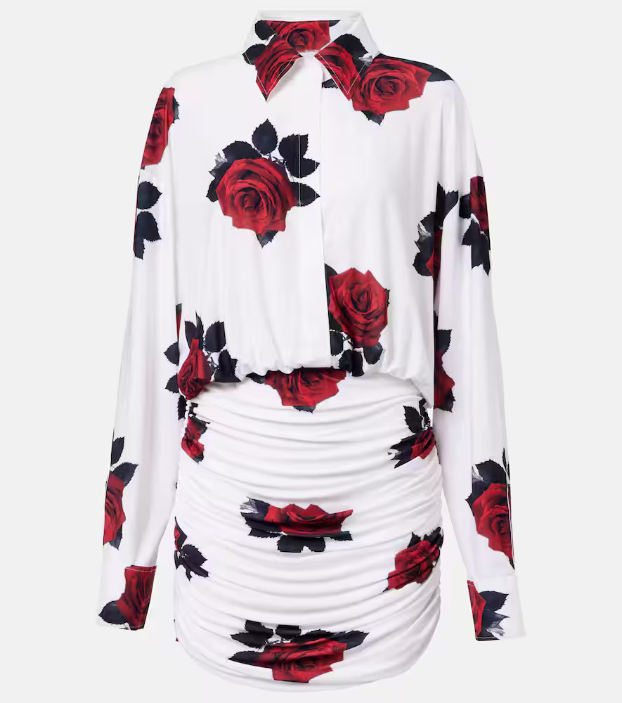 Norma Kamali Printed jersey minidress | Mytheresa (US/CA)