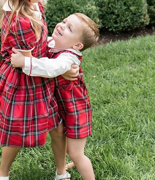 Edgehill Collection x The Broke Brooke Baby Boys Oliver Tartan Plaid Jon Jon | Dillard's | Dillard's