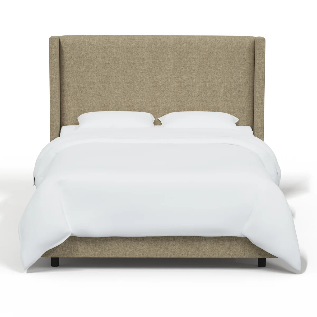 Ground your bedroom in effortless style with this classic upholstered bed. Its low profile and cl... | Wayfair North America