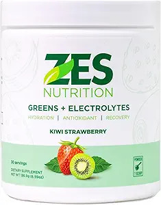 Greens + Electrolytes, Kiwi Strawberry Flavor, Vegan, Non-GMO, Green Powder, Daily Green Boost, V... | Amazon (US)