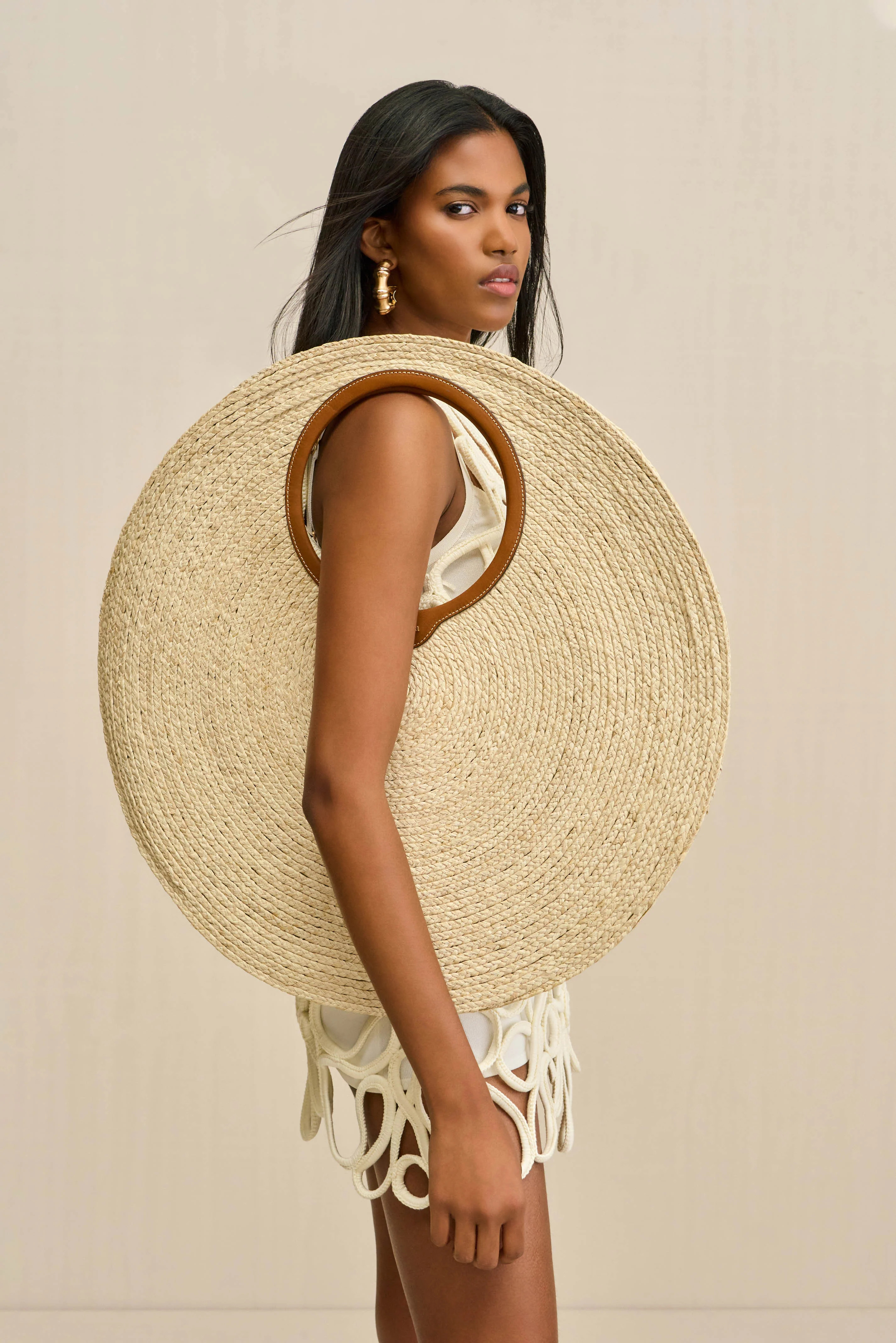 AMUN SHOULDER BAG - NATURAL | Cult Gaia - US
