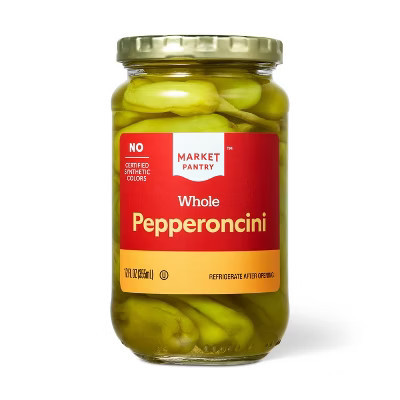 Whole Pepperoncinis 12 fl oz - Market Pantry™ | Target