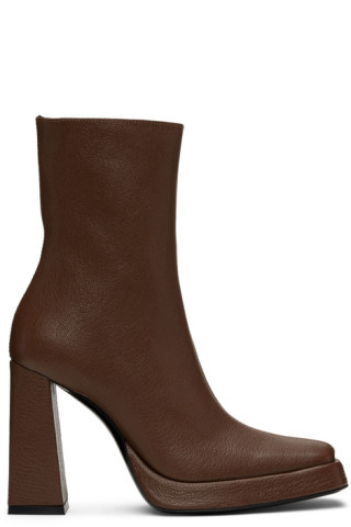 Brown Vanya Boots | SSENSE