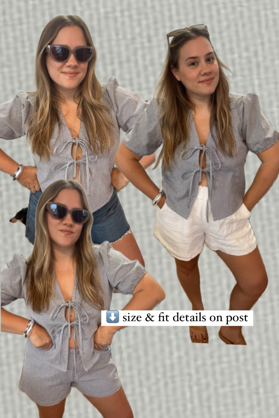 Gingham set/ go with larger size if inbetween. Im in medium but wish i had large for bottoms especially

Linen shorts go with your regular shorts size

Agolde jeans i size up one

Ive adder my favorite bras for these tops and low plunge clothes. 

The natori one is a GREAT option for low cut things 

The FP bralette doesnt offer support but perfect coverage while being VERY comfy for small chests ( maybe C and below) 

#LTKParties #LTKStyleTip #LTKFindsUnder100