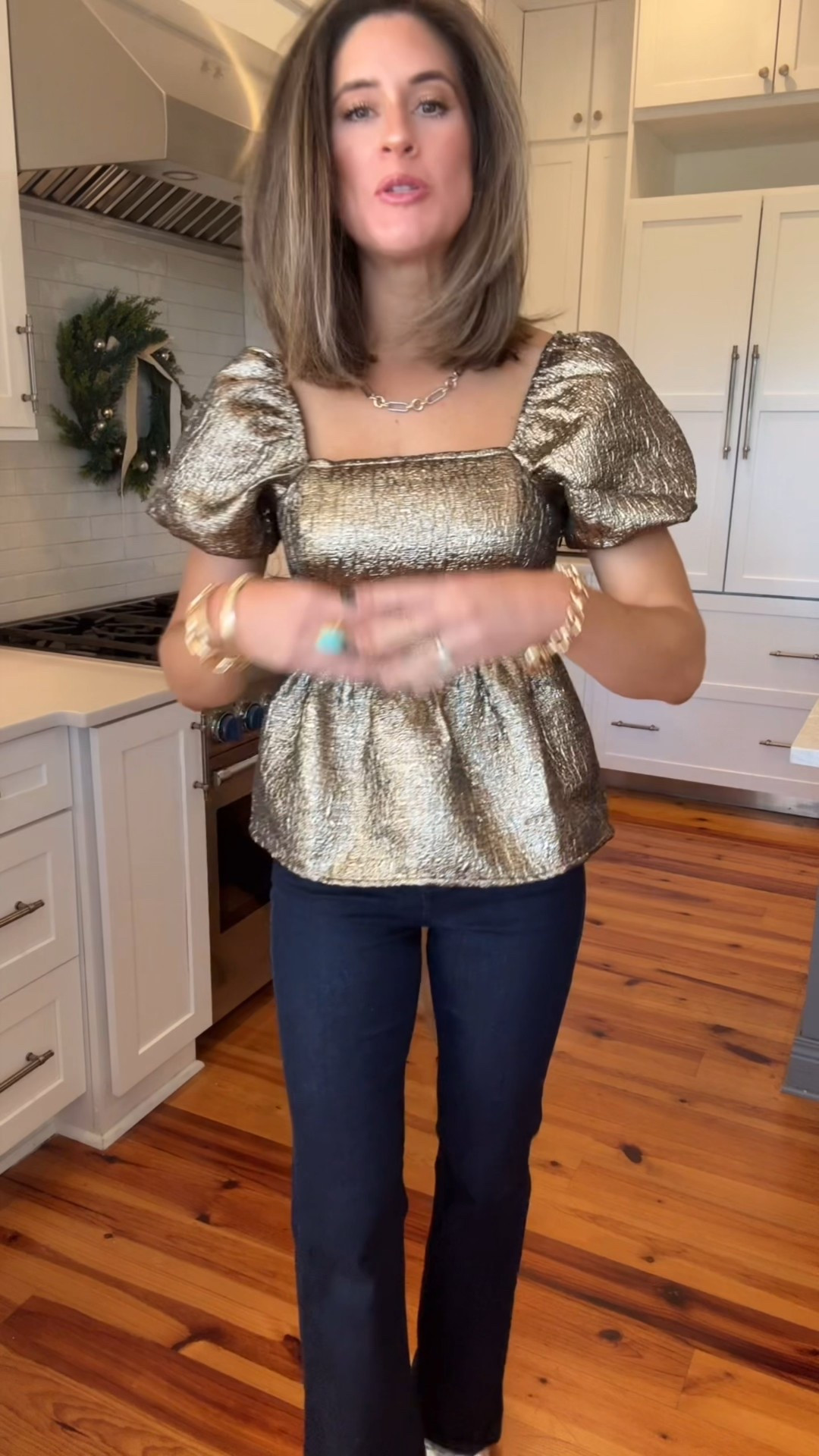 Perfect NYE top!  25% off with code MYFAMILY25

I’d suggest sizing up one size  

@kohls #ad #kohlspartner #kohlsfinds 