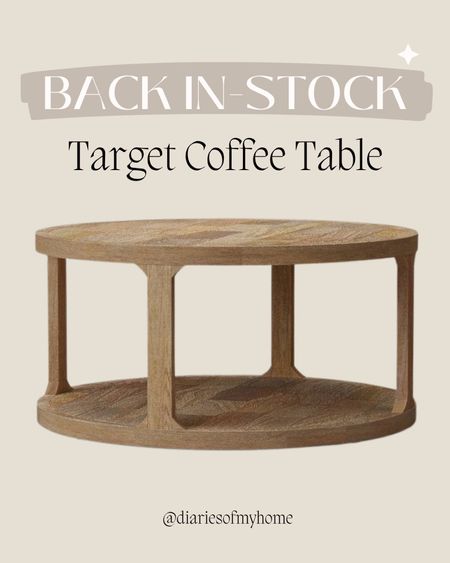 Back in-stock now! This has been sold out forever, I’m assuming it will sell out quickly! I have the accent table version to this coffee table in my sitting room. Only $200 😍

#coffeetable #backinstock #instocknow #instockalert #target #targetfind #targethome #targetdecor #forthehome #livingroom #home #sittingroom #mediaroom #familyroom #targetfurniture #targetrestock #restocked #bestseller #trending #new #justin 

#LTKstyletip #LTKhome #LTKFind