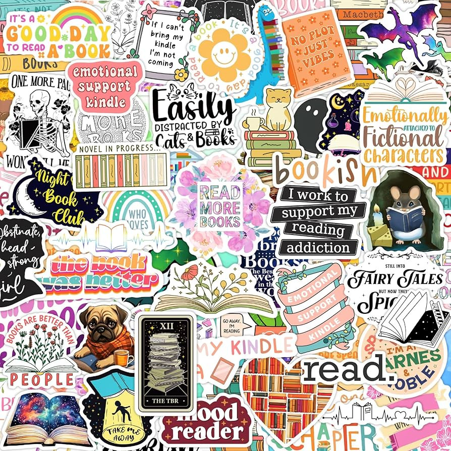 150pcs Stickers for Kindle | Kindle Stickers Bookish Reading Sticker Pack for Smut Readers | Lapt... | Amazon (US)