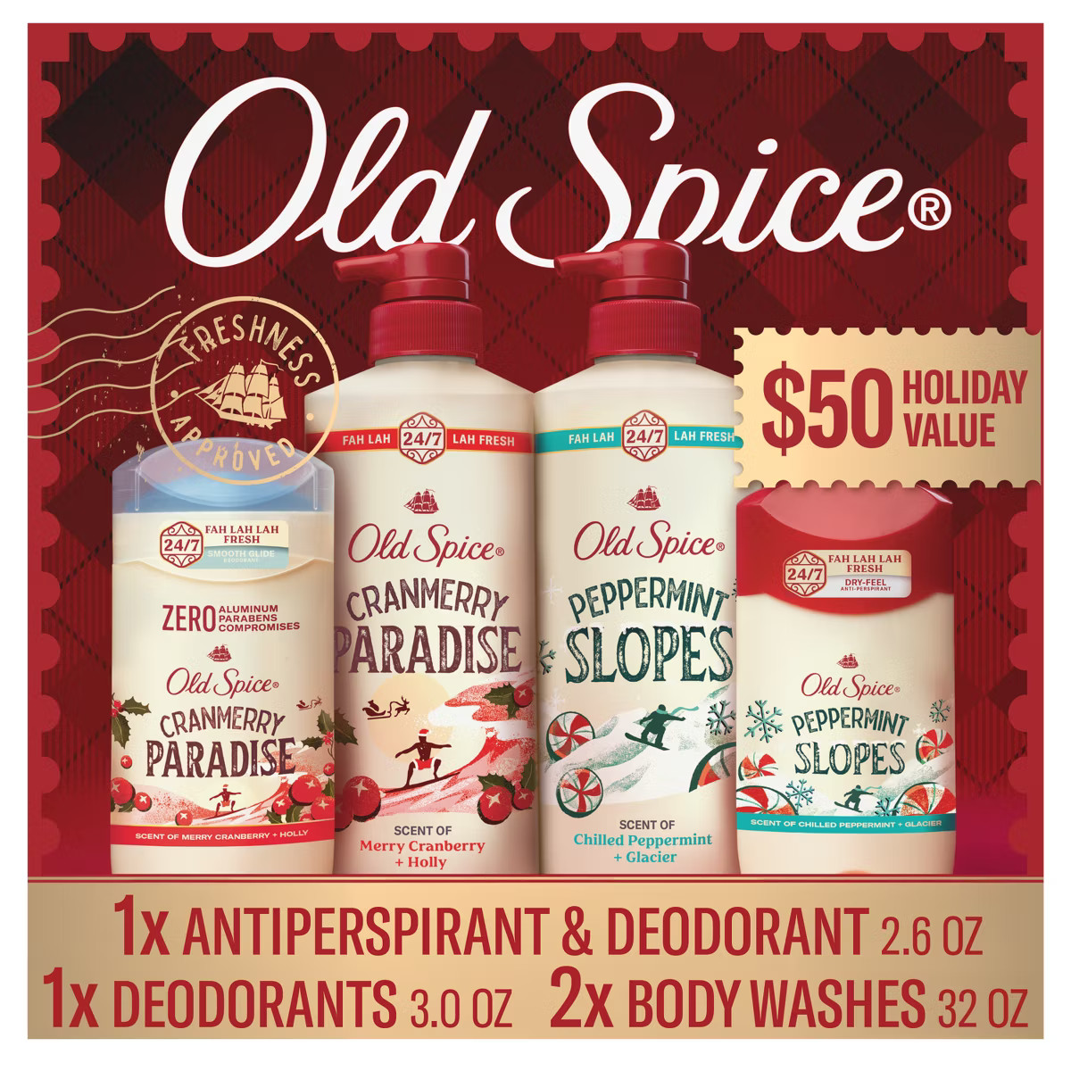 Old Spice Deodorant and Body Wash Holiday Far Far Away Gift Set - 4pc | Target