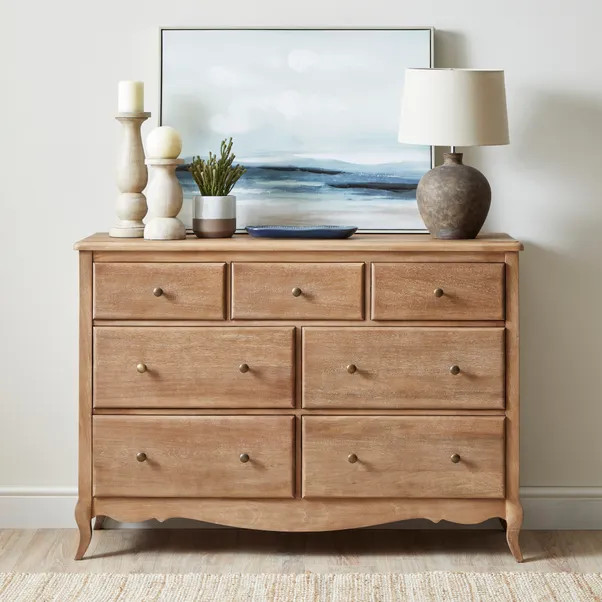Giselle 7 Drawer Chest, Mango Wood | Dunelm (migrated)