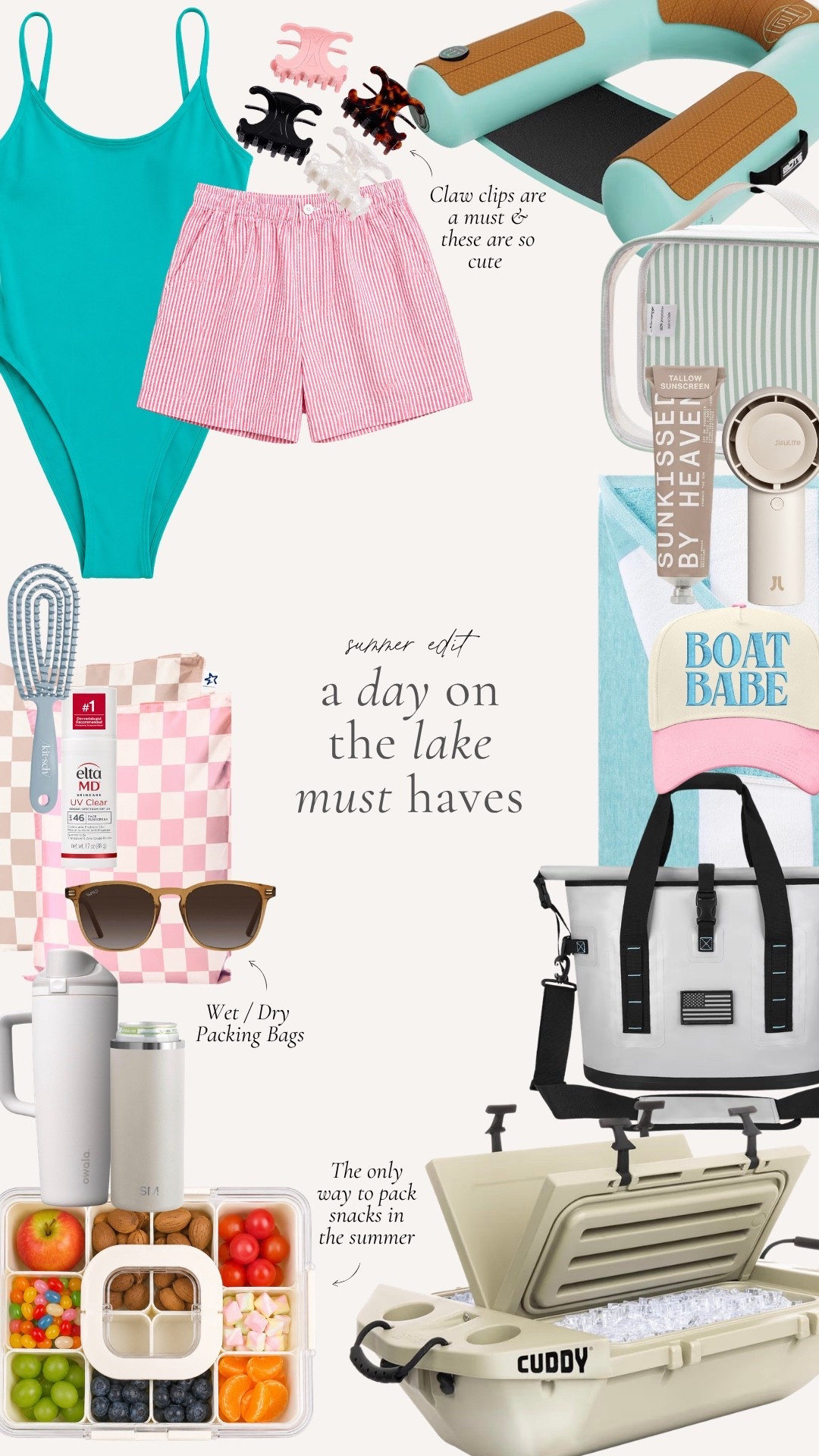 My must haves for the perfect summer day on the lake!

#LTKgrwm #LTKTravel #LTKSwim
