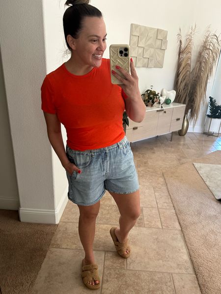 Orange friday ootd size large in both the tee and the shorts! 

#LTKMidsize