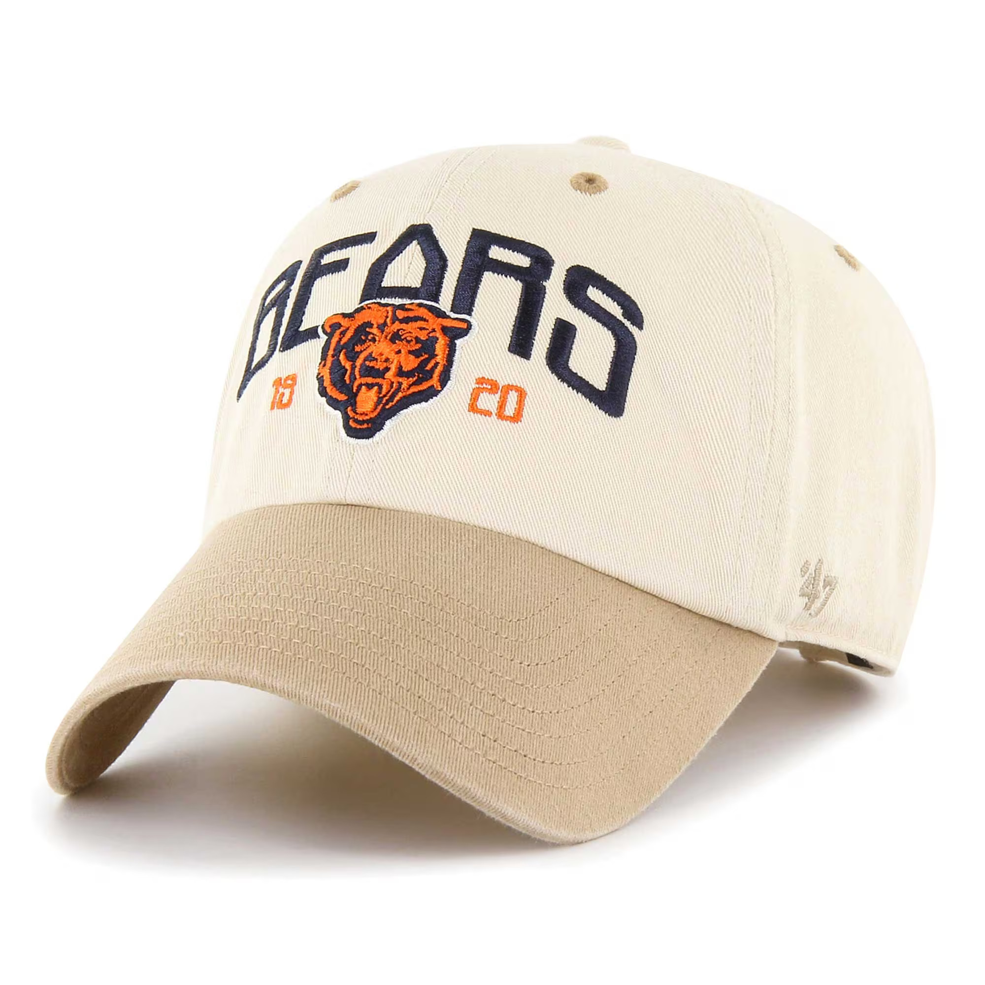 Chicago Bears '47 Sierra Clean Up Adjustable Hat - Natural/Tan | Fanatics
