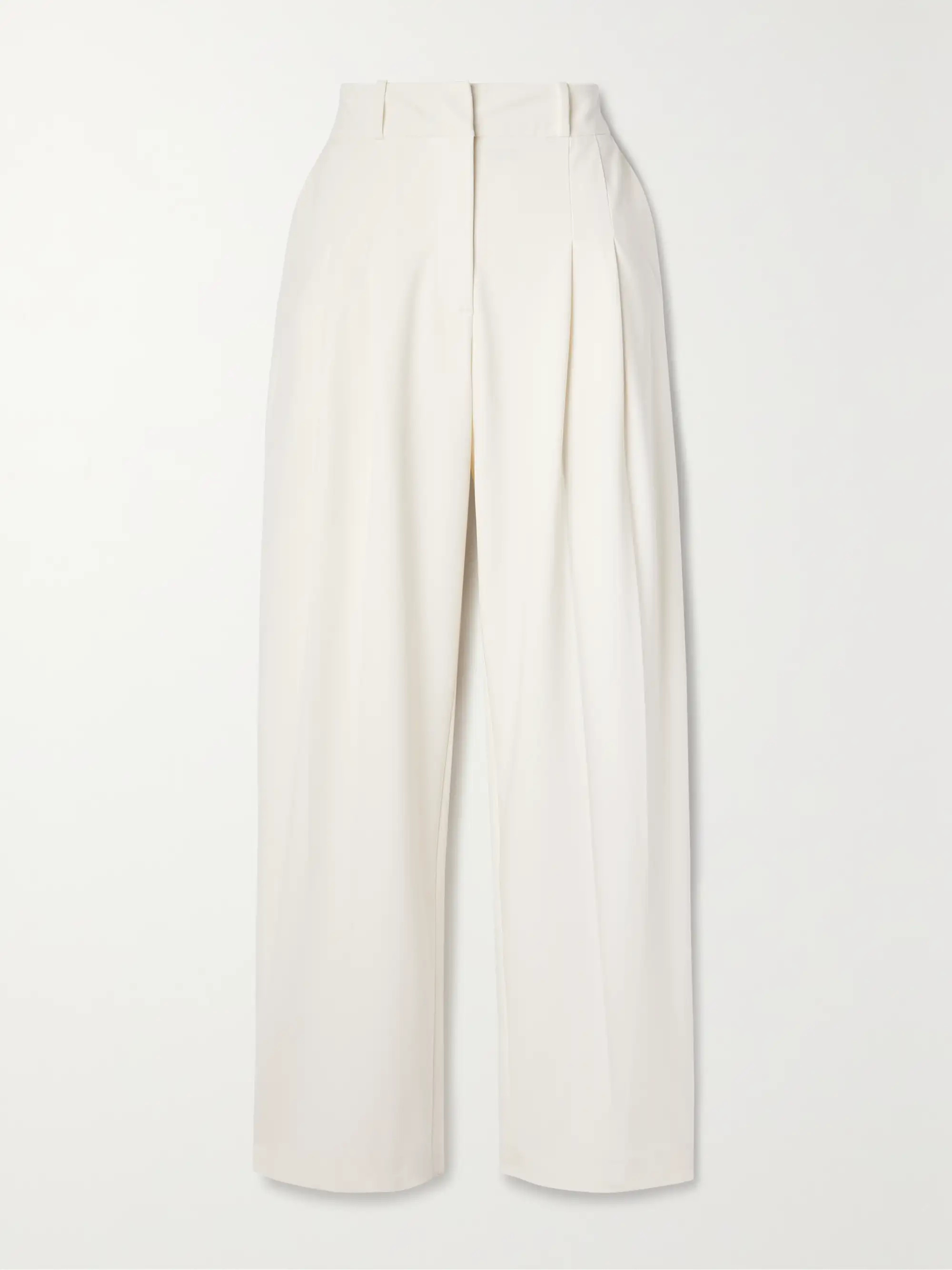 Lagarde pleated crepe wide-leg pants | NET-A-PORTER (UK & EU)