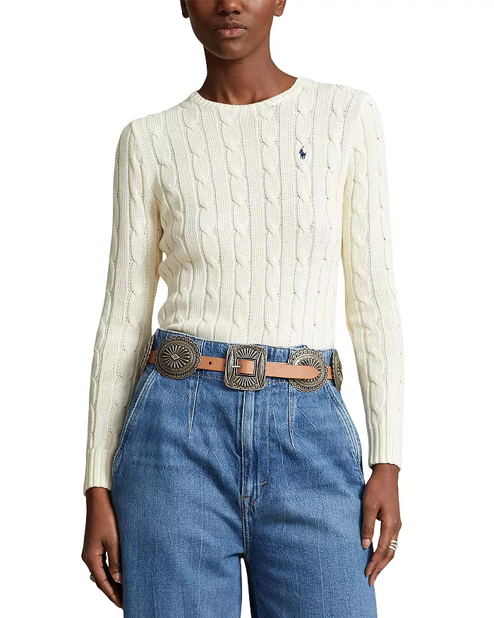 Cotton Cable Knit Sweater | Bloomingdale's (US)
